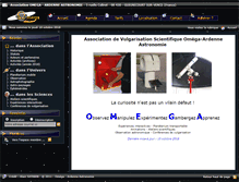 Tablet Screenshot of omega-sciences.fr